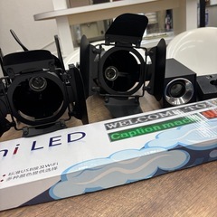 メ2413✨ 舞台照明　ステージライト　LED看板　4点セットの画像