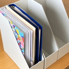 無印良品　ファイルボックス3つの画像