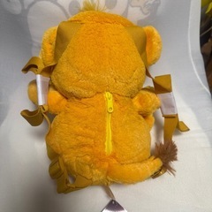 新品未使用　ライオンキング シンバ リュック ぬいぐるみの画像