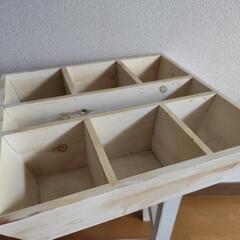 木製　プランター　鉢植え　アンティークの画像