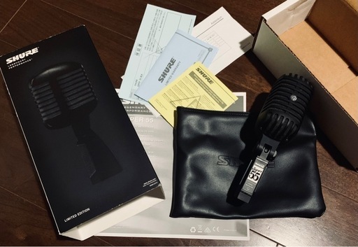 【レア】Shure Super 55 BLK Pitch Black limited edition シュアー マイク ブラックエディション