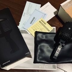 【レア】Shure Super 55 BLK Pitch Black limited edition シュアー マイク ブラックエディションの画像