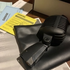 【レア】Shure Super 55 BLK Pitch Black limited edition シュアー マイク ブラックエディションの画像