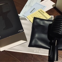 【レア】Shure Super 55 BLK Pitch Black limited edition シュアー マイク ブラックエディションの画像