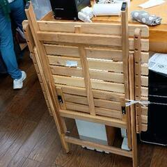 0823-067 屋外用木製折りたたみテーブル　IKEAの画像