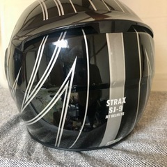STRAX SL-9 ジェットヘルメット ブラックの画像