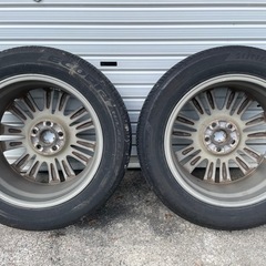 60系ハリアー純正　235/55r18タイヤ・ホイールセットの画像