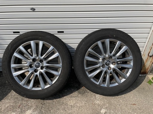 60系ハリアー純正　235/55r18タイヤ・ホイールセット