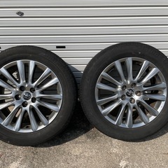 60系ハリアー純正　235/55r18タイヤ・ホイールセットの画像