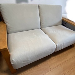 2人用ソファ　美品の画像