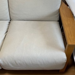 2人掛けソファ　美品の画像