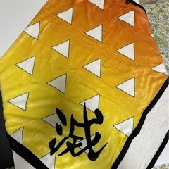 鬼退治デザイン フランケット 80×135cm マスク　伊之助トートバッグ　3点の画像