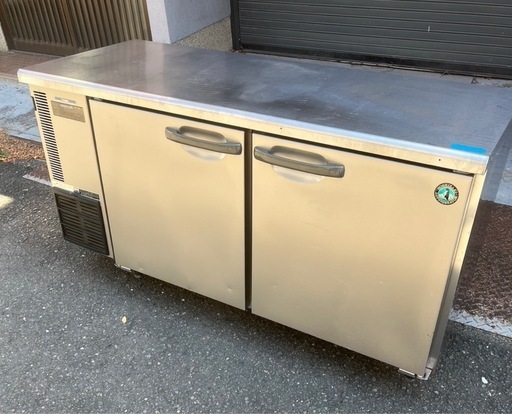 【動確済み】ホシザキ 業務用 台下冷凍庫 FT-150SNE 1500×600×800 冷凍329L 単相 100V テーブル形冷凍庫 冷凍コールドテーブル 厨房 大阪