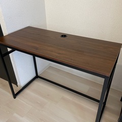 【無料】ワークデスク 机 ブラウン　LOWYA の画像