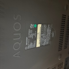 AQUOS テレビ　37インチの画像