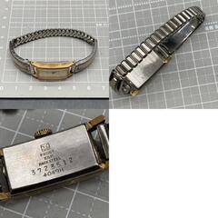 I344不動 Fine Seiko Diashock 手巻き セイコー ファイン　ダイアショック17石　レディースウォッチ　腕時計ゴールドシルバーコンビネーション　ジャンクの画像