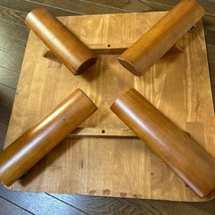 折りたたみ　テーブル　木製の画像