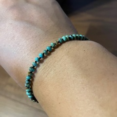 ターコイズ　ブレスレット　メンズ　レディース　どちらでも合いますの画像