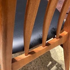 【武蔵小山店】【在庫2点】　アーム無しチェア　ダイニングチェア　チーク材 北欧 ハイバックチェア ヴィンテージ ダイニング チェア 椅子 イス 検) Niels Koefoed　EVA  エヴァチェア　エバチェア　エバ エヴァ　チェア　【アームチェア　在庫2脚】　チーク　デンマークの画像