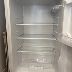 130L 2ドア冷蔵庫　ホワイト右開きの画像