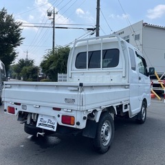 総額85万円 スズキ スーパーキャリィ L 車検2年 令和2年式 4WD AT DCBS 三方開 ナビ ETCの画像