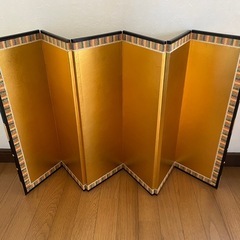 金屏風2個セットの画像