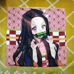 鬼滅の刃　竈門禰豆子　クッション②の画像