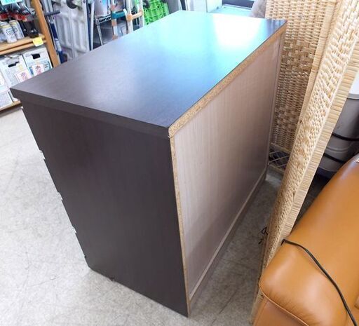 ローチェスト 4段 ブラウン チェスト 900×500×840mm ニトリ イーグル3