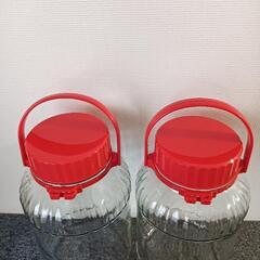 東洋佐々木ガラス 保存容器 果実酒びん 5リットル 7号 5000ml 　未使用品　２個セットの画像