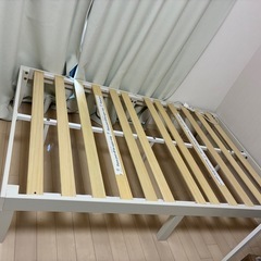 【極美品】セミダブル　マットレス　白　すのこ　ZINUSの画像