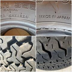 日本製 24年製 145R12 6PR ヨコハマタイヤ Y355D スーパーバン 4本セット 145/80R12 80/78N 使用半年未満の画像