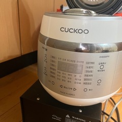 CUCKOO 電気圧力炊飯器（韓国製）＋変圧器セット(無料)の画像