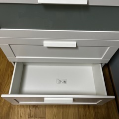 【良品】　IKEA ブリムネス チェスト 3段の画像