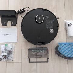 DEEBOT OZMO920 ロボット掃除機 本体+付属品完備 ブラックの画像