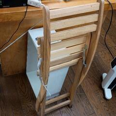 0823-071 木製折りたたみ椅子　IKEAの画像