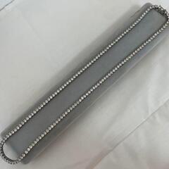 新品未使用  CZダイヤモンド (キュービックジルコニア) キラキラ ネックレス シルバー 限定品の画像