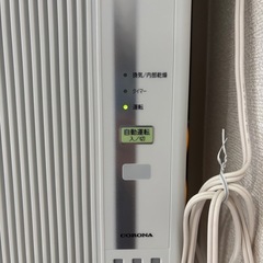 コロナ窓型エアコン冷暖房の画像