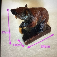 熊の置物の画像