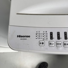 洗濯機　ハイセンス　2021年製の画像