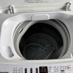 洗濯機　ハイセンス　2021年製の画像