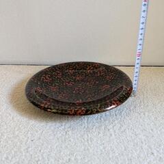 青森県 津軽塗 漆器 菓子器の画像
