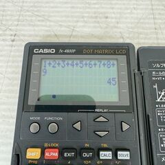 【CASIO】 カシオ  fx-4800P 関数電卓 DOT MATRIX LCD プログラム関数電卓 関数 電卓 動作確認済み A0232の画像