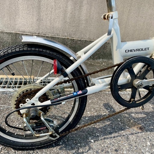 【お譲り先決定】16インチ6段変速シボレーの折りたたみ自転車