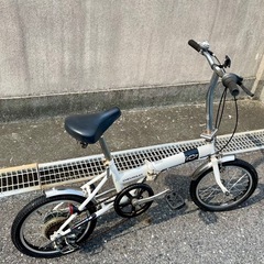 【お譲り先決定】16インチ6段変速シボレーの折りたたみ自転車の画像