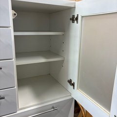 食器棚・収納棚（ホワイト）の画像