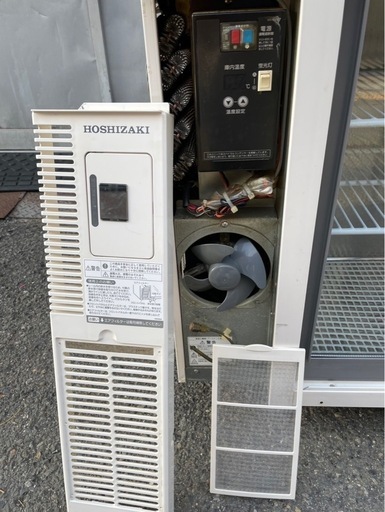 【動確済み】ホシザキ 業務用 テーブル形冷蔵ショーケース RTS-100STB2 単相 100V 幅1000×奥行450×高さ800 174L 台下ショーケース 大阪