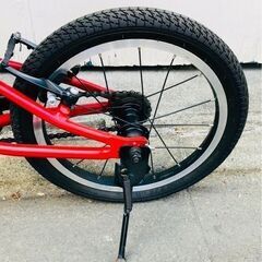 《売約済》【武蔵小山店】 Riteway ライトウェイzit 16 16インチ　自転車　クロスバイク　ロードバイク　キッズ自転車　子供用自転車　検）　ストライダー　strider bicycle チャリ　赤　レッド　軽量　スムーズ　ユニセックス　かっこいい　可愛い　【ヤ】の画像