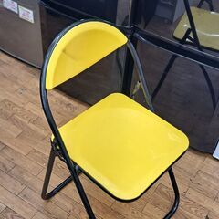 【リサイクルショップどりーむ鹿大前店】No.2368　パイプ椅子　黄色　写真参照🎵　お手頃価格🎵の画像