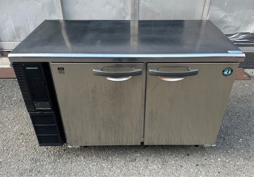 【動確済み】ホシザキ 業務用 台下冷蔵庫 RT-120PNE1 1200×600×800 冷蔵252L 単相 100V テーブル形冷蔵庫 冷蔵コールドテーブル 大阪