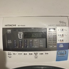 日立の洗濯機 BD-V5600 の画像